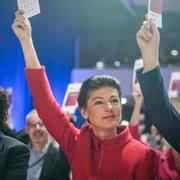 Wagenknecht vid partigrundandet 27 januari.