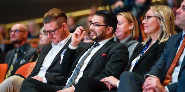 Jimmie Åkesson på landsdagarna. Tommy Pedersen/TT / TT NYHETSBYRÅN