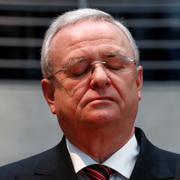 Volkswagens före detta vd Martin Winterkorn under ett vittnesförhör om utsläppsskandalen i januari 2017. Arkivbild. 