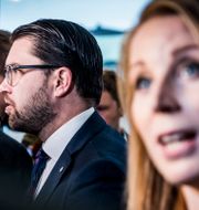 Jimmie Åkesson och Annie Lööf. Magnus Hjalmarson Neideman/SvD/TT / TT NYHETSBYRÅN