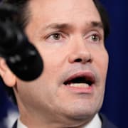 Marco Rubio/Grönlands huvudstad Nuuk.