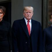 Melania och Donald Trump möter Emmanuel och Brigitte Macron på lördagen.