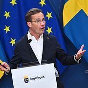 Statsminister Ulf Kristersson.