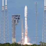 En raketuppskjutning från 2023.