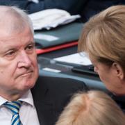 Horst Seehofer och Angela Merkel.