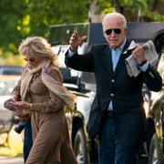 Joe Biden och frun Jill Biden. 