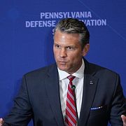 USA:s försvarsminister Pete Hegseth.