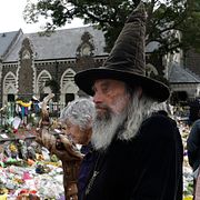 Ian Brackenbury Channell efter terrordådet i Nya Zeeland 2019.