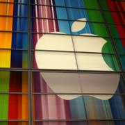 Apples logotyp. Arkivbild.