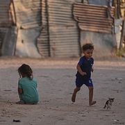 Barn i Gaza.