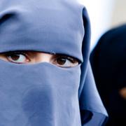 Arkivbild: Kvinnor i niqab.