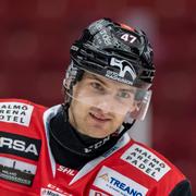 Adam Johnson under tiden i SHL. 