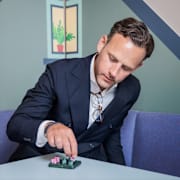 Hemnet-chefen Jonas Gustafsson. Stockholmsbörsen. Arkivbilder.