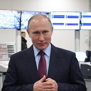 Den ryske presidenten Vladimir Putin besökte LNG-fabriken på fredagen. 