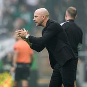 Arkivbild från augusti: Hammarbys tränare Henrik Rydström under fotbollsmatchen i Allsvenskan mellan AIK och Hammarby.