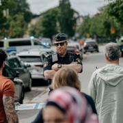 Polisinsatsen under gårdagen.