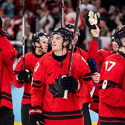 Mitch Marner efter matchen. 