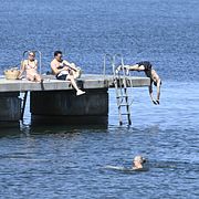 Årets hittills varmaste dag uppmättes i Osby under lördagen.