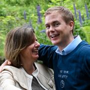  Klimatminister Isabella Lövin och utbildningsminister Gustav Fridolin. 