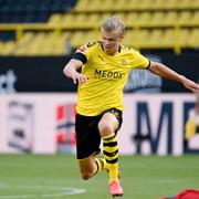 Haaland under tisdagens match