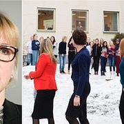 Margot Wallström, Alliansens partiledare. Arkivbilder.
