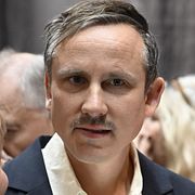 Oskar Ekström på bokmässan i Göteborg 2025.