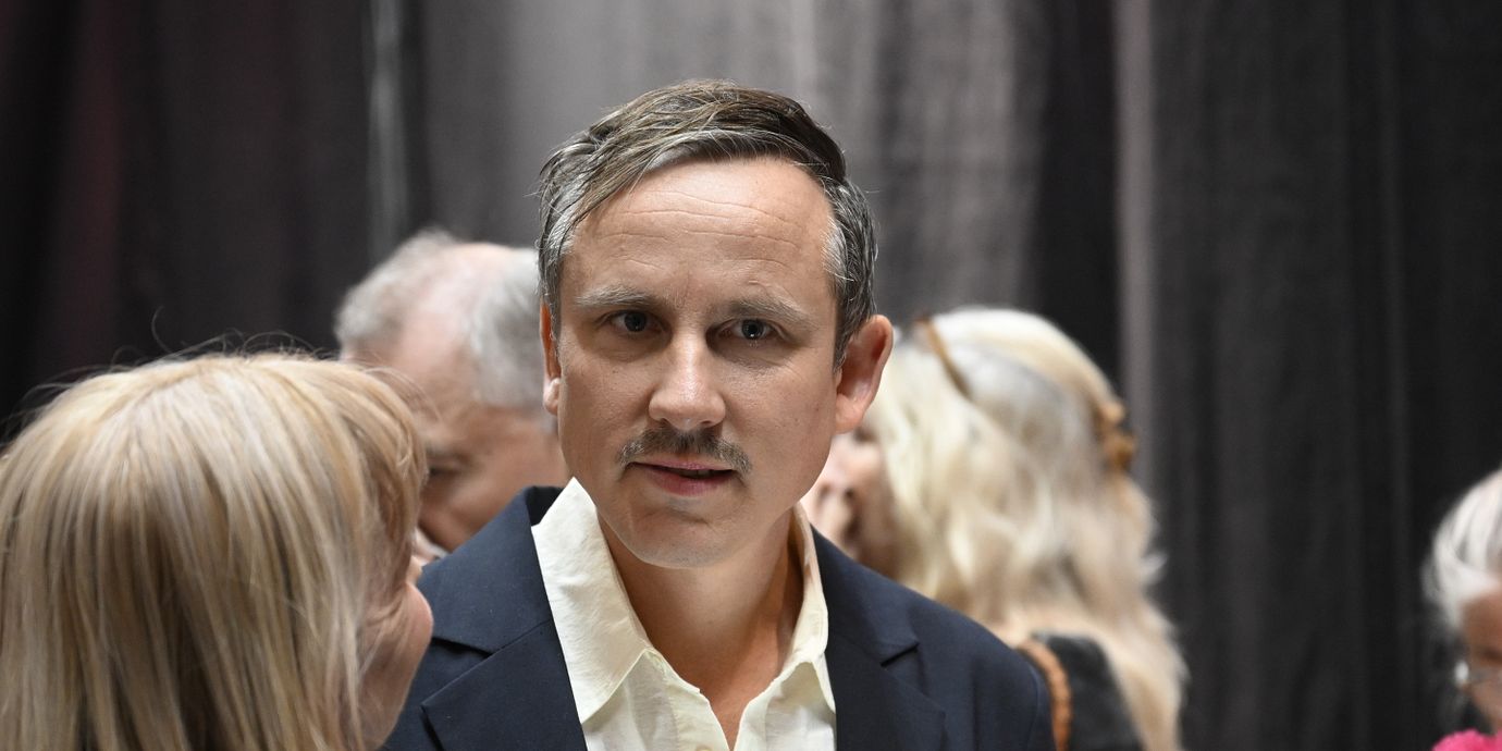 Oskar Ekström på bokmässan i Göteborg 2025.