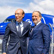 Airbus vd Benoit de Saint-Exupery och SAS vd, Anko van der Werff.