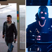Den misstänkta brottsbilen brändes/Hassan Rabeie/C Gambino hyllas efter mordet.