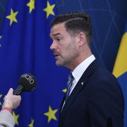 Migrationsminister Johan Forssell (M) intervjuas i början av oktober.