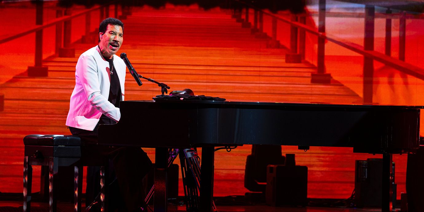 Lionel Richie under en spelning i maj.