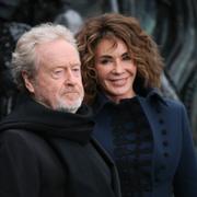 Ridley Scott med hustrun och skådisen Giannina Facio. Arkiv.