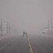 Luftföroreningar i New Delhi.