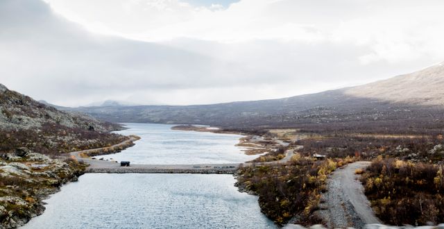 Utsikt från Porjus vattenkraftverk i Lule älv  Carl-Johan Utsi / TT