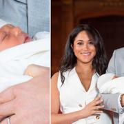 Meghan och Harry tillsammans med sonen