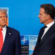 Trump och Rutte.