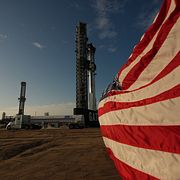 Test av ny Space X-raket 23 maj 2026.