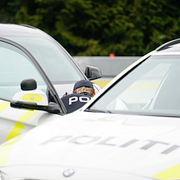 Polisavspärrning i Lørenskog.