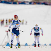 Linn Svahn kommer inte till start i onsdagens sprintstafett. 