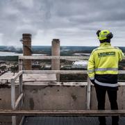 Cementas fabrik i Slite på Gotland.