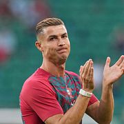 Ronaldo inför matchen mot Wales i Lissabon, 24 september.