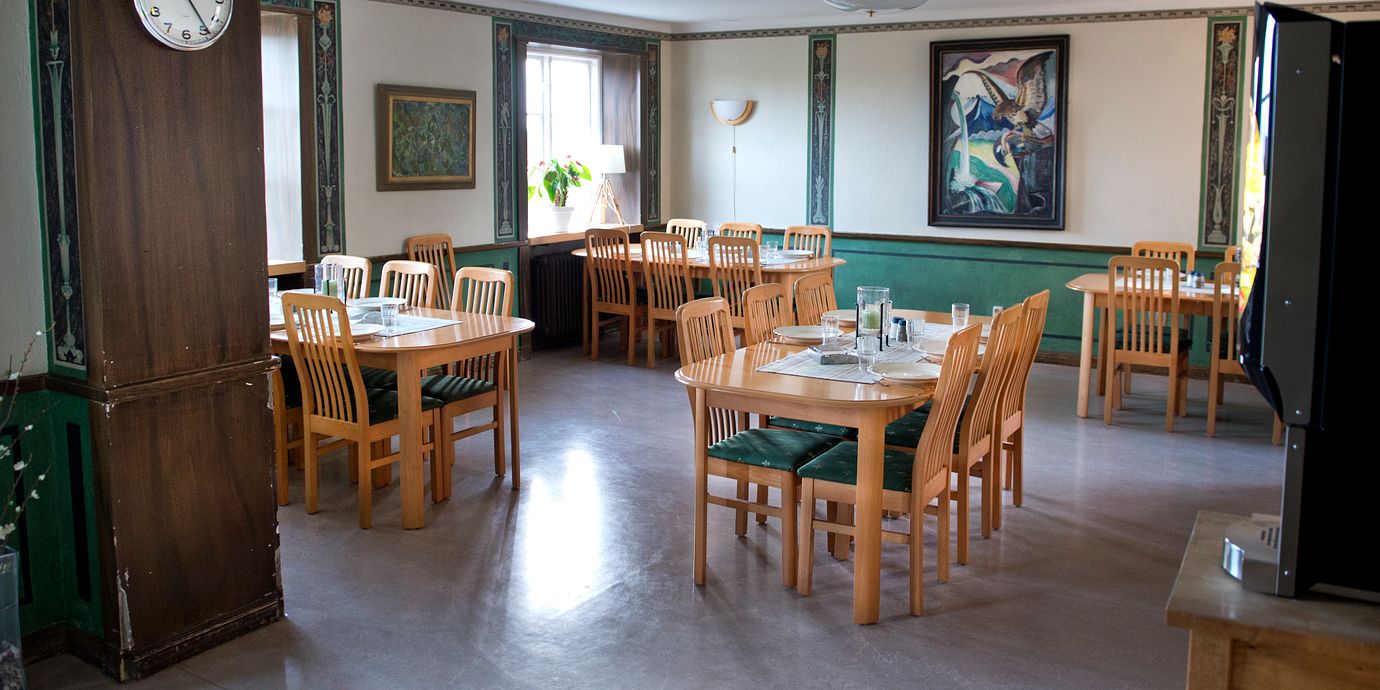  Sigtuna humanistiska läroverks matsal, arkivbild.