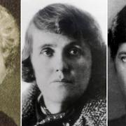 Selma Lagerlöf, Moa Martinson och Elin Wägner.