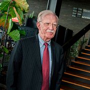 John Bolton på besök i Danmark i maj.