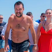 Salvini på sommarturné på lördagen.