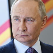 Rysk flagga i Ukraina/Vladimir Putin.