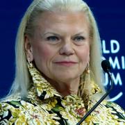 Arkivbild: Ginni Rometty i samband med Davosmötet tidigare i år