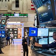 Handlargolvet på Wall Street.