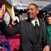 Will Smith vid ankomsten till galan.