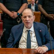 Harvey Weinstein, bild från rättegången 11 juni. 